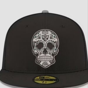 New Era Las Vegas Raiders Mens Black Patch Up 59FIFTY Fitted Hat